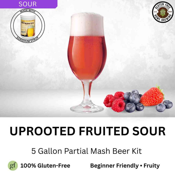 Uprooted Fruited Sour | 5 Gallon GF Beer Kit | Partial Mash