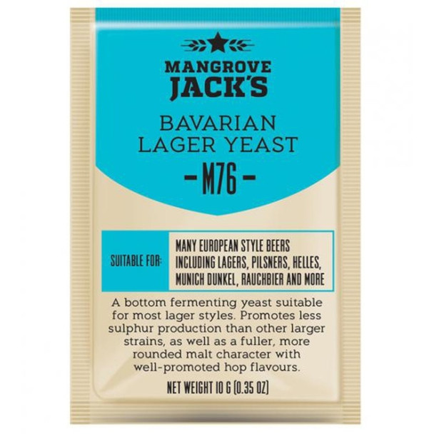 Mangrove Jack's M76 Bavarian Lager Yeast | 10 g
