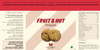 Fruit & Nut Cookies - Perfect On The Go Snack!  | By  Butterfly Ayurveda  |  7.05 oz  |  0.44lbs