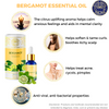 Bergamot Essential Oil, 100% Pure & Natural, FOR ACNE, HAIR HEALTH, ANTI-VIRAL PROPERTIES, UPLIFTING PROPERTIES, 10ml | By Divine Aroma  |  0.34floz
