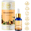 Cedar Wood Essential Oil, 100% Pure & Natural, FOR SKIN, HAIR GROWTH, CALMING PROPERTIES, REPELLING INSECTS, 10ml | By Divine Aroma  |  0.34floz