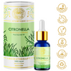 Citronella Essential Oil, 100% Pure & Natural, FOR REPELLING INSECTS, SKIN, HAIR, ELIMINATING ODOURS, 10ml | By Divine Aroma  |  0.34floz