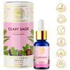 Clary Sage Essential Oil, 100% Pure & Natural, FOR SKIN, HAIR, SLEEP, 10ml | By Divine Aroma  |  0.34floz