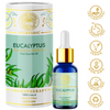 Eucalyptus Essential Oil, 100% Pure & Natural, FOR SKIN, HAIR, ANTI-VIRAL PROPERTIES, CLARITY OF MIND, RESPIRATORY CONGESTION, 10ml | By Divine Aroma  |  0.34floz