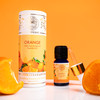 Orange (Sweet) Essential Oil, 100% Pure & Natural, FOR DULL SKIN, HAIR, ENERGISING PROPERTIES, ODOUR ELIMINATION, 10ml | By Divine Aroma  |  0.34floz