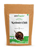 Pure Organio Organic Dried Kashmiri Chilli Whole Authentic Sun Dried Lal Mirch Spice Mild Flavor|200gm|7.05 Oz