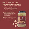 Zama Organics Hulled Buckwheat Groats 1kg | Organic | Gluten Free | Excellent substitute for rice | Rich in Vitamins | Good Source of Protein | Healthy Grains | Kuttu Giri|39.072Oz|2.442lbs
