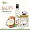 Nutriorg Organic Extra Virgin Coconut Oil 250ml & Organic Rose Water 250ml, Good for Skin & Hair|17.6Oz|1.1lbs