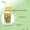Mittal Organics - Organic Green Elaichi/Green Cardamom/Green Cardamom Pods - 180 gm|6.336Oz|0.396lbs