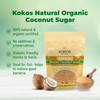 Kokos Natural- Tropikoko Organic Coconut Sugar - 250 Gm | 100% Natural Sugar Replacement | Contains 15 Essential Vitamins and Minerals | Organic Sugar | Sugar Substitute | Pack of 1|8.8Oz|0.55lbs