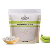 Kokos Natural Raw Banana Flour | Gluten-Free Atta | No Preservatives | Nutrition Rich & Starch| Organic Food Products | 500g (Pack of 1)|17.5648Oz|1.0978lbs