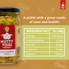 Nutty Yogi Garlic Gandhiali Pickle | Homemade Organic Herbal Garlic Pickle | Tangy and Delicious 200 gm (Pack of 1)|7.04Oz|0.44lbs