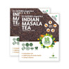 18 Herbs Organics Health with Herbs Indian Masala Tea (250 gram - Duplex Carton - Pack of 2) Tea Masala Chai Powder | Antioxidant Rich Chemical Free Powdered Chai Masala|8.8Oz|0.55lbs