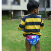 Kindermum AIO - Random Jungle Nano AIO Reusable Washable Cloth Diaper with 2 Organic Cotton Inserts (5-17 kgs)|5.280704Oz|0.330044lbs