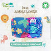 Kindermum AIO - Random Jungle Nano AIO Reusable Washable Cloth Diaper with 2 Organic Cotton Inserts (5-17 kgs)|5.280704Oz|0.330044lbs