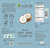 Praakritik Organic Extra Virgin Coconut Oil 500ml | Highly Moisturising and Nourishing| Good for Digestion | Maintains Oral Health | Rejuvenates Cracked skin and Lips|17.6Oz|1.1lbs
