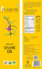 Praakritik Organic Sesame Oil 1L - Gingelly Oil | Unrefined Til ka Tel 1L|35.2Oz|2.2lbs