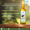 Natureland Organics Kachhi Ghani Pure Mustard Oil|168.96Oz|10.56lbs