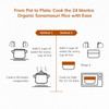 24 Mantra Organic Sonamasuri Unpolished Rice Brown/Brown Chawal - 5 Kg ,100% Organic|352Oz|22lbs