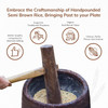 24 Mantra Organic Sonamasuri Unpolished Rice Brown/Brown Chawal - 5 Kg ,100% Organic|352Oz|22lbs