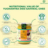 Yugmantra Organic Foods 100 % Pure Natural A2 Milk Sahiwal Cow's Grass-Fed Desi Ghee|17.6Oz|1.1lbs