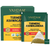 Organic Turmeric Ashwagandha Herbal Tea Bags - Immunity Booster|1.056Oz|0.066lbs