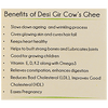 Desi Gir Cow's A2 Vedic Churned Ghee - Organic Grass-fed|35.2Oz|2.2lbs
