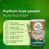 Organic India Whole Psyllium Husk Isabgol Powder|3.52Oz|0.22lbs