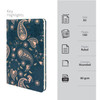 DOODLE Hard Bound Notebook Diary with Bookmark - A5 I 160 Ruled Pages I 80 GSM I Undated (Paisley Pattern) [Fit Tuber Recs]
