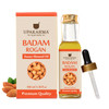 UPAKARMA Badam Oil | Pure and Natural Cold Pressed Sweet Almond/Badam Rogan Oil | Promotes Skin & Hair Health | 100ml | 3.38 fl oz [Fittuber Recs]