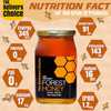 The Believers Choice Raw Organic Forest Honey, Wild, Unprocessed, Unheated, Non Pasteurized, Original Honey 100% Pure and Natural, Collected from Deep Forest - 500 Grams Glass Jar (Pack of 2)