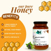 Healthy roots Jamun Honey 500gm- Organic Honey Raw Unprocessed (Pure Honey 100% Natural No Added Sugar) (500 gm)