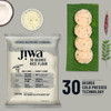 Jiwa Organic Rice Flour - 100% Natural, Chakki Ground & Gluten Free|1 kg
