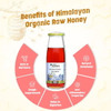 JUST ORGANIK- Himalayan Raw Forest Honey – 500ml | 100% Organic | Himalayan Organic Raw Honey | 100% Pure Raw & Unprocessed Honey | Glass Jar for Long Shelf Life | Single stage filtered | Ayurvedic | No Sugar Adulteration