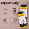 Khari Foods Premium Pure Himalayan Organic White Honey, Chemical Free, Unsweetened (White 500g)