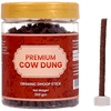 Mangal Bhavan Premium Cow Dung Organic Dhoop Stick - With Stand|200 g