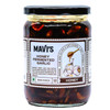 MAVI's Honey Fermented Garlic | Long Ferment | 100% Natural & No Preservatives, Artificial Flavour, Colour or Sweetener | Gluten Free | Organic Garlic Pods and Wild Raw Honey| 500g | Pack of 1