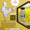ONE BEE ORGANIC | Mustard Flora/White Cream Honey | Natural Flora Honey - 280 GM.