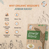 Organic Wisdom Jowar Rava|400 g