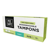 Pee Safe 100% Organic Cotton Biodegradable Tampons - Super|16 pcs
