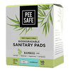 Pee Safe 100% Organic Cotton Biodegradable Sanitary Pads - Overnight|10 pcs