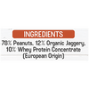 Pintola Organic Jaggery Peanut Butter - Creamy, With 33g Protein & 7g Fiber|33