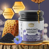 Safa Black Seed Honey Immune Booster Organic Honey Raw Unprocessed Natural Kalonji Honey Unheated With No Added Sugar|For Nurturing Growing Children & Adults Natural, Unpasteurized, 250G Glass Jar