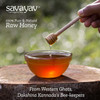 SAVAYAV ; the organic way Raw Unprocessed Honey 500g - Organic, Pure, Natural and Original Wild Forest Multi Flora Honey from Western Ghats
