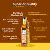 TWO BROTHERS ORGANIC FARMS Woodpressed Black Mustard Oil Single Filtered|1 ltr