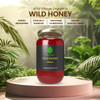 Village-Organica Raw Honey 1 Kg, Wild Honey Organic Pure, 100% Organic Honey Raw Unprocessed, Natural Honey | Chemical free & Unadulterated (1000 Grams) | Glass Bottle |