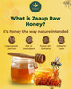 ZAAAP Honey organic pure Natural Acacia from Kashmir � 250ml | 100% Pure & Unprocessed Raw Honey � Rich in Antioxidants & Nutrients, No Added Sugar, Food-Grade Glass Bottle, Health & Wellness Booster