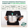 The Indus Valley Stainless Steel Pressure Cooker Outer Lid