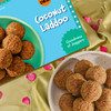 GO DESi Coconut Laddoo, Made with Jaggery, Nariyal Ladoo, Laddu, Sweets Indian Mithai, Gift pack, 200/250 grams GO DESi Coconut Laddoo, Made with Jaggery, Nariyal Ladoo, Laddu, Sweets Indian Mithai, Gift pack, 200/250 grams