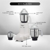 Preethi Eco Plus MG-138 110V, 550 Watt Mixer Grinder